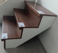 Marches d'escalier en spirale en bois modernes, remplacement, bricolage, intérieur, durables et sûres, marches d'escalier flottantes