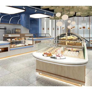 Arredamento <span class=keywords><strong>Moderno</strong></span> per Caffetteria Bancone Bar in Legno Chiosco per Caffè Reception Design d'Interni per Panetteria e <span class=keywords><strong>Pasticceria</strong></span> - Product Image 5