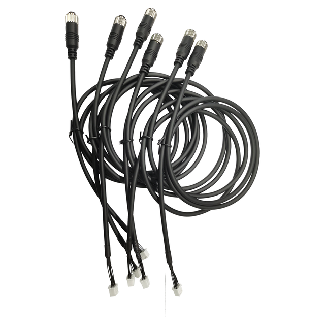 Factory Manufacturer M12 8Pin Molded Male 8Pin Connector Cables 1.5mm Electronic Cable for Industrial Control Wiring Harness