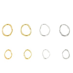 Oval Open Ring 18K Gold Plated <b>Copper</b> Jewelry Findings For <b>Bracelet</b> Making DIY Accessories Summer 2023 Yiwu Origin - Product Image 5