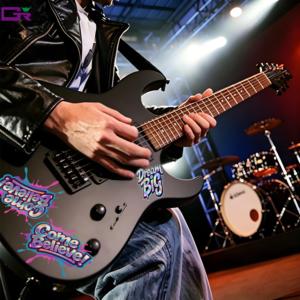 Autocollants <span class=keywords><strong>en</strong></span> vinyle holographique personnalisés, lettres de l'alphabet arc-<span class=keywords><strong>en</strong></span>-ciel laser, autocollants découpés pour la décoration de guitare, <span class=keywords><strong>casque</strong></span>, skateboard - Product Image 6