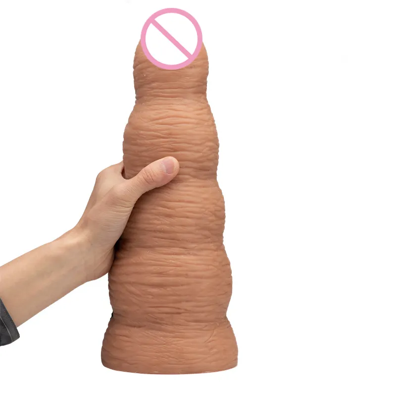 Jouet sexuel en forme d'éléphant Godes pour femmes Jouets sexuels réalistes énormes Godes pour hommes Jouet sexuel en plastique pour pénis de chatte