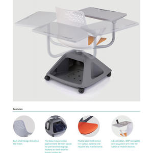 كراسي قابلة للطي بالجملة للمدارس والتدريب والدراسة مع لوح كتابة، كراسي للمؤتمرات - Product Image 2