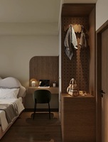 Armoire personnalisée pour enfants, armoire de rangement pour chambre d'enfant avec bureau, meubles pour enfants en bois massif moderne