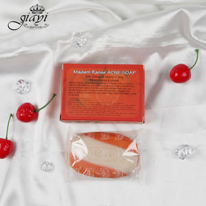Savon artisanal anti-acné <span class=keywords><strong>Madame</strong></span> Ranee à l'orange et à la vitamine C pour la zone intime féminine - Barre nettoyante pour éliminer l'acné et les boutons - Product Image 2