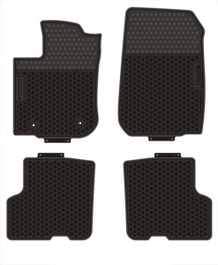 Tapis de sol de voiture en TPE noir de 2 mm d'épaisseur, flexibles, résistants à l'huile, imperméables, faciles à rincer, ensemble complet, garantie 1 an - Product Image 3