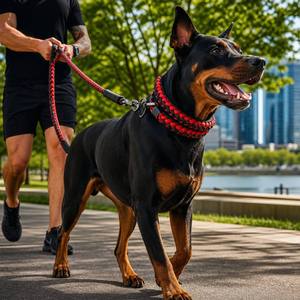 Nouvel Arrivage 2026 Kit de Collier de Dressage pour Animaux de Compagnie avec Laisse, Collier Martingale Anti-étranglement en P-Chain Tressé, Poignée Souple Anti-étranglement pour Grands Animaux - Product Image 3