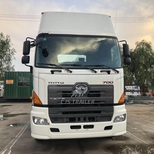 Venta caliente usado 6x4 Tractor camiones marca japonesa usado HINO camión Tractor cabeza a la venta