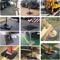 Plaquettes de support UPE résistantes à l'usure pour plateformes de travail aérien, capacité de charge extrême, support du fabricant professionnel