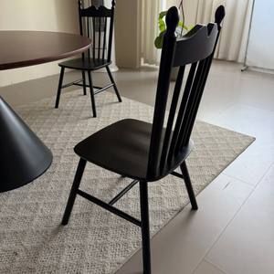 الخشب الصلب الرجعية الأمريكية كرسي <span class=keywords><strong>Windsor</strong></span> بسيط تصميم خمر غرفة الطعام الاقتصادية مجموعة للشقق الصغيرة تشمل الفنادق - Product Image 4