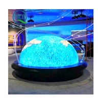 Pantalla LED Hemisférica Creativa, Pantalla LED de Media Esfera, Bola de Video 3D, Pantalla Semiesférica de 0.5m 1m 1.5m 2m 3m P1.86 P2 P2.5 P3 P4