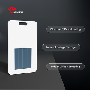 Etiqueta de Rastreo de Activos Minew con Almacenamiento de Energía Integrado, Bluetooth de Bajo Consumo, Recopilación de Luz Ambiental, Etiqueta BLE - Product Image 3