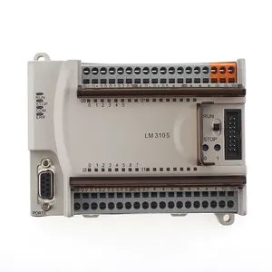 LM3105 CPU 模块工作电压 220v Ac，带来 16 点 I/O, 八 DC24V 输入/8 路继电器输出处理