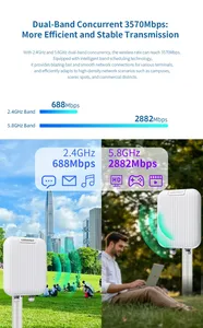 Nouveau routeur maillé WiFi 7 extérieur longue portée <span class=keywords><strong>Comfast</strong></span>, point d'accès sans fil double bande, étanche IP67, répéteur RJ45 - Product Image 4