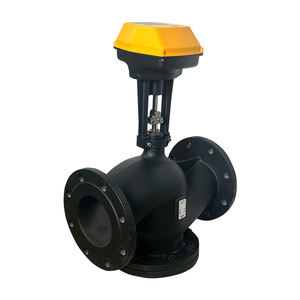 Navarch 4-20ma vanne de contrôle de température en fonte à 2 voies 1700N 24V 220V vanne de contrôle thermostatique proptionnelle motorisée - Product Image 1