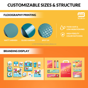 Caja deslizante rectangular de cartón desechable para pollo frito coreano con logotipo personalizado y divisor. - Product Image 4