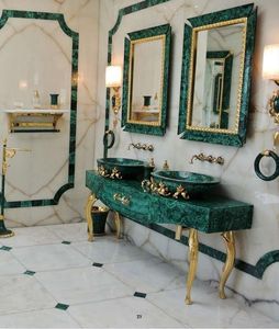 Tấm Ốp Tường Đá Cẩm Thạch Sang Trọng Malachite Nature <span class=keywords><strong>Green</strong></span> Stone - Product Image 5