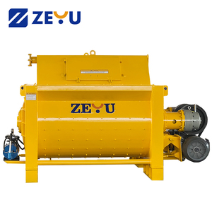 ZEYU JS500 Heavy Duty Twin-Shaft Concrete Mixer 500L 0.5m Capacity <strong>25m</strong>/h Output Motor Powered Batching Plant Construction High - Product Image 5