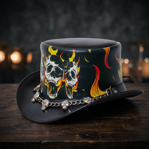 Chapeau de cowboy traditionnel en cuir véritable, style western, pour ranch, équitation, rodéo, extérieur, mode, large bord, fait main, qualité supérieure - Product Image 1