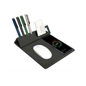 ขาตั้งแล็ปท็อปอเนกประสงค์แบบพกพา ทำจากหนัง PU คุณภาพสูง งานแฮนด์เมด หรูหรา ทันสมัย พร้อมปากกา ของขวัญส่งเสริมการขายสำหรับธุรกิจ - Product Image 4