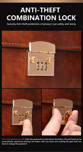 Sacoche <span class=keywords><strong>pour</strong></span> <span class=keywords><strong>ordinateur</strong></span> portable en cuir véritable PU, sacoche de transport <span class=keywords><strong>pour</strong></span> hommes et femmes - Product Image 5