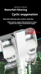 SUNSUN XBA appendere sul retro dell'<span class=keywords><strong>acquario</strong></span> filtro per <span class=keywords><strong>acquario</strong></span> di alta qualità montato a parete scatola filtro per serbatoio di pesce silenzioso acqua ciclo 3-in-1 filtro esterno - Product Image 2