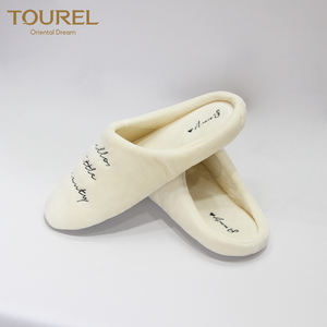 Taban özellikleri Spa deri Pu ekipmanları Jw havlu Eva yapay marriott işlemeli otel bayan lüks banyo banyo terlik - Product Image 3