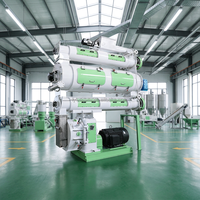 LUODATE Vente directe usine Machine de fabrication d'aliments pour poissons 5-12TPH Moulin à granulés d'aliments pour poissons de haute qualité pour la production d'aliments aquatiques