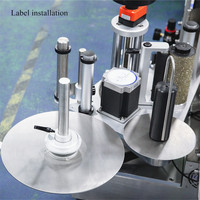 Machine d'étiquetage automatique de table ZXSMART pour bouteilles rondes en plastique et en verre, idéale pour les petites entreprises