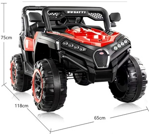 La nuova auto elettrica per bambini con telecomando può far sedere un grande fuoristrada a quattro ruote - Product Image 6