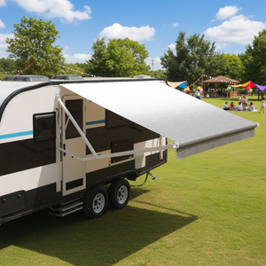 Auvent rétractable latéral Awnlux W5700 en aluminium imperméable pour <span class=keywords><strong>caravane</strong></span>, camping-car, remorque, <span class=keywords><strong>caravane</strong></span> mobile - Product Image 1