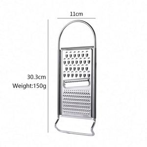 Multifunctional Stainless Steel Flat Grater for Vegetables and Cheese Manual Kitchen Tool - Product Image 6