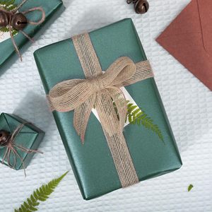 Yarcony Shimmer Dark Green <b>Wrapping</b> <b>Paper</b> Roll 30 Inches X 33 Feet Solid Color Pearly Lustre Gift Wrap Birthday - Product Image 3
