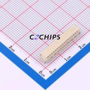 HC-GH-17PWT-05 Wire-to-Board Pin Header SMD,P=1.25mm,Horizontal Mount Connector 1x17P 1.25mm Horizontal Mount GH - Product Image 2