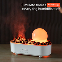 Nouvel arrivage Humidificateur d'air ultrasonique à brume fraîche USB Boule de cristal Anneau de fumée Diffuseur d'huile domestique en plastique pour les hôtels et les ménages