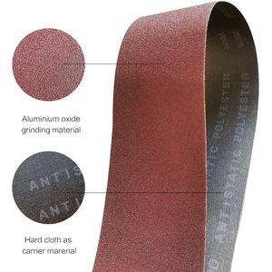 Confezione da 12 fogli di levigatura in ossido di alluminio Premium 40 grana 3X21 pollici carta vetrata Premium da 12 confezioni personalizzabili - Product Image 4