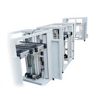 Élévateur à godets hydraulique robuste à commande électrique à distance, hauteur de levage de 3 m pour système de manutention verticale de matériaux en ligne