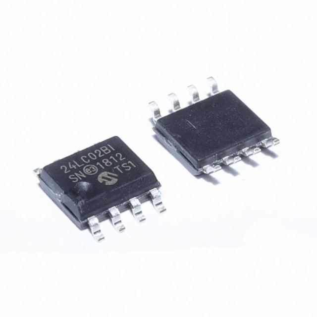 24LC02BT-I/SN 24LC02BT 2Kbit Package SOP8 EEPROM Storage IC Chip 24LC02BT-I/SN 24LC02BT