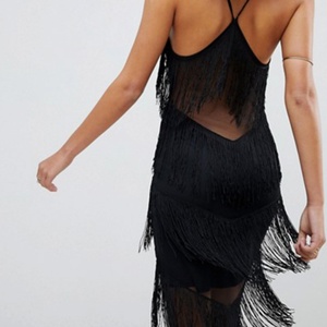 Vestido Maxi ajustado con cuello en V y cremallera lateral para damas personalizado - Product Image 2