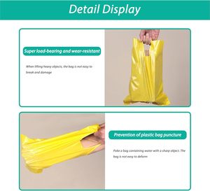 Bolsas de Plástico Brillantes de Colores con Asas Troqueladas - Product Image 5