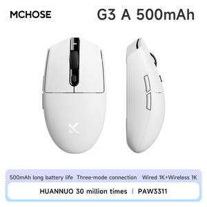 MCHOSE G3 Wireless Gaming Office <b>Mouse</b> 2.4G//wired Three-mode Lightweight 800mAh PAW3311 High Cost Performance for Games the - Product Image 5