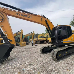 Hyundai 220LC-9S Máquina excavadora usada de 22,5 toneladas con motor de núcleo y caja de cambios Excavadora hidráulica de segunda mano sobre orugas Venta al contado - Product Image 3