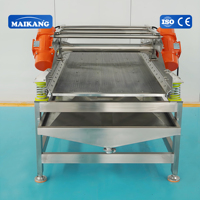 Geavanceerde Automatische Trilzeef Innovatieve Saladeontwateringsmachine Moderne Champignonwaterverwijderingsmachine 220V 380V