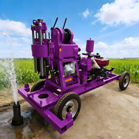 Foreuse géotechnique portable à mouvement flexible, équipement de forage hydraulique
