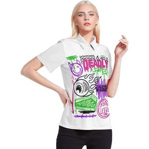 Polos de golf drôles confortables et respirants pour hommes et femmes pour des vêtements décontractés et des activités de plein air - Product Image 6