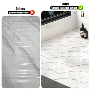 Autocollant de carrelage de sol <span class=keywords><strong>auto</strong></span>-adhésif, carrelage de sol en marbre à peler et à coller pour la rénovation, fond de télévision, panneau mural de fond, rénovation - Product Image 3