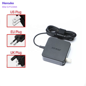 ที่ชาร์จแล็ปท็อป/อะแดปเตอร์จ่ายไฟ19V 3.42A 65W 5.5*2.5mm สำหรับ Asus VivoBook X450 X550V X481C X550C <span class=keywords><strong>ADP</strong></span>-<span class=keywords><strong>65DW</strong></span> PA-1650-93 - Product Image 1