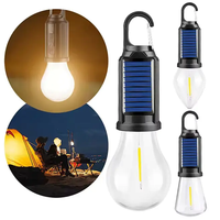Lampes LED rechargeables par USB pour l'extérieur, ampoules à haute luminosité, lumière d'urgence, crochet pour le camping, la pêche, lanterne portable, lumières de nuit