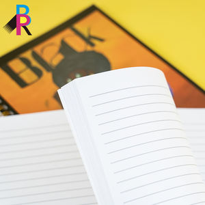 Cahiers à spirales bon marché en vrac avec logo personnalisé imprimé et bordure dorée - Product Image 2