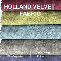 2026 Sinovel Samtstoffe für Heimdekoration, Polyester Holland-Samt für Sofa und Kissen